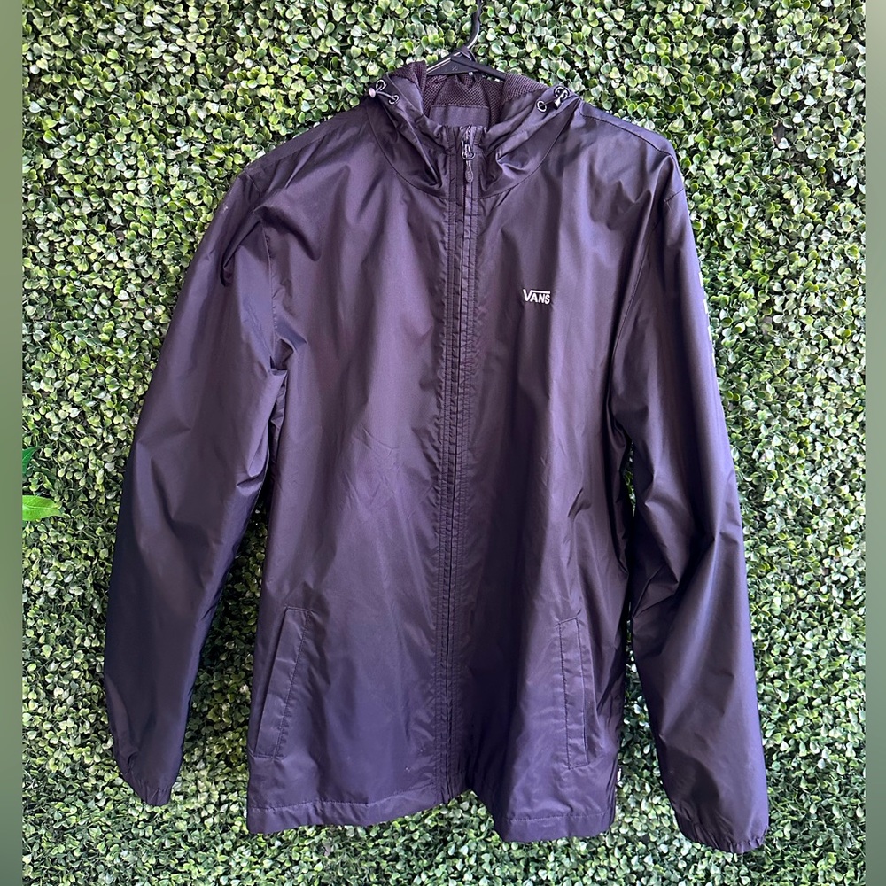 Medium Vans Zip Up Hooded Wind Breaker